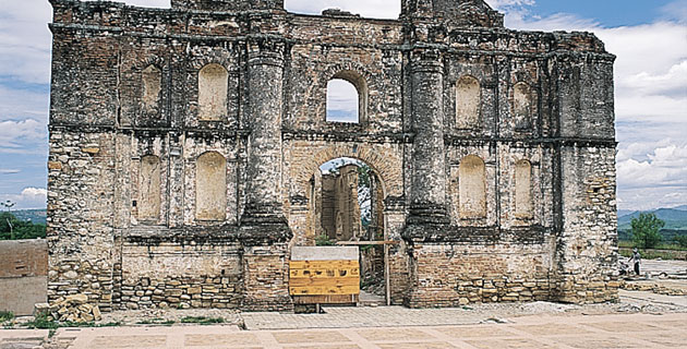 Ruinas del Templo de San Sebastián en Chiapa de Corzo